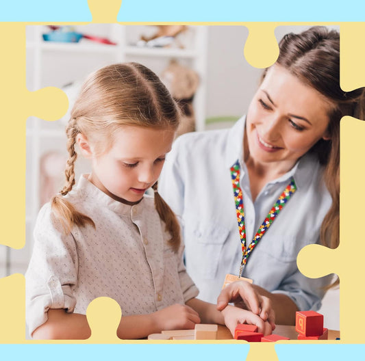 Lanyard Rompecabezas con targeta de info